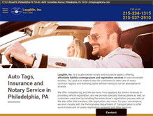 Tablet Screenshot of laughlinins.com